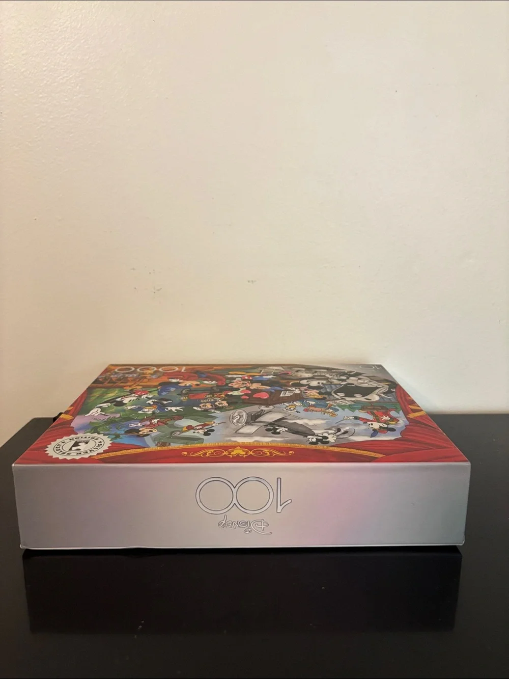 Silver Select Disney Mickey Through the Years  Art Puzzle Box